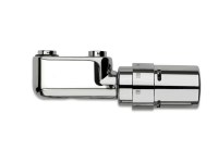 Zawór kątowy do przyłącza 50mm z Głowicą - Biały