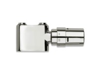 Zawór prosty do przyłącza 50mm z Głowicą - Chrom