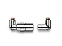 Zestaw zaworów z głowicą - lewy Chrom